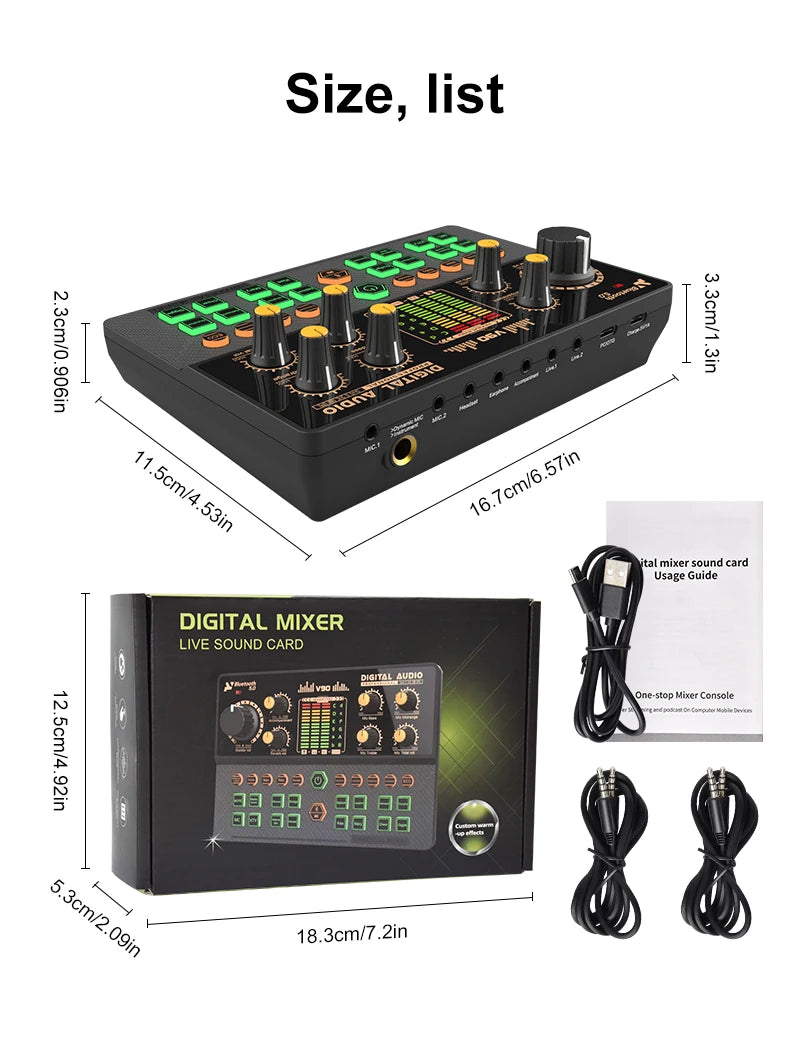 StreamStation BT – 4-Channel Gaming Audio Mixer with Bluetooth 5.0, Voice Changer & USB-C Plug-and-Play for PC/Phone Streaming