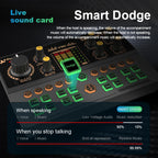 StreamStation BT – 4-Channel Gaming Audio Mixer with Bluetooth 5.0, Voice Changer & USB-C Plug-and-Play for PC/Phone Streaming