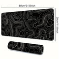B-Smooth Extended Gaming Mouse Pad – Stitched-Edge, Non-Slip Rubber Base, Speed-Control Surface (12×24" / 16×36")