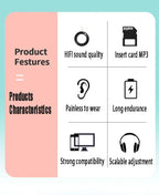 Y08 Bluetooth 5.3 Foldable Headset – 40 hr ANC Wireless Gaming & Music Over-Ear Phones, USB-C Quick Charge