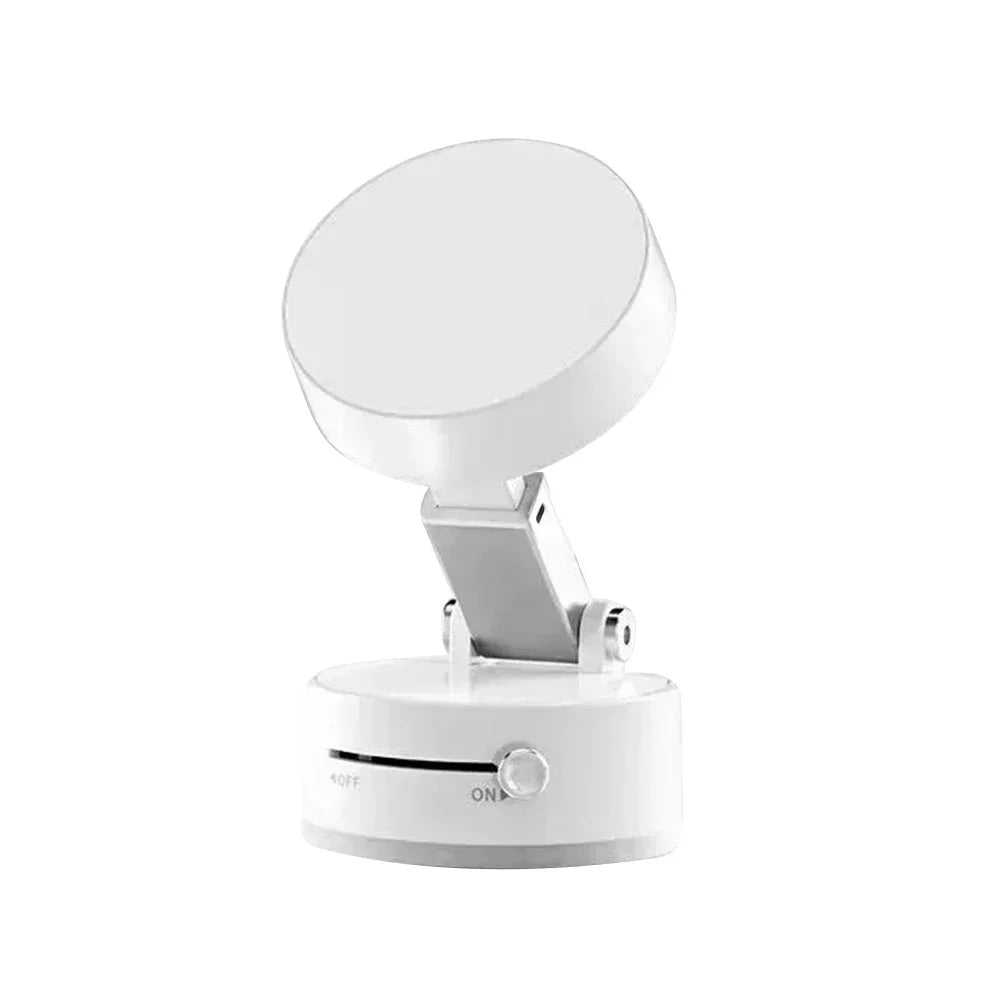 Ultra Magnetic Foldable Car Phone Holder – 360° Swivel Dash Mount, Vacuum Suction, N52 Magnet Grip for 4-7" Phones