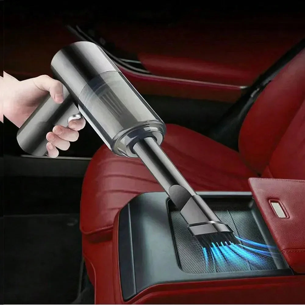 LPC 120W Cordless Vacuum – Handheld USB-C Rechargeable Car & Home Cleaner with HEPA Filter